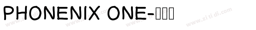 PHONENIX ONE字体转换